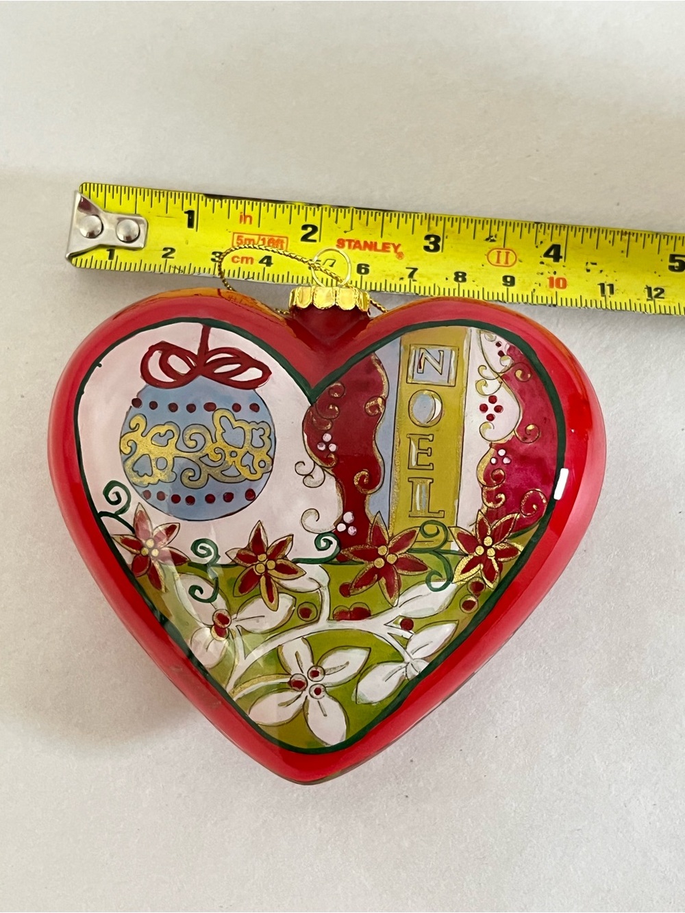 Pier 1 Li Bien Heart-Shaped Joy-Noel Christmas Ornament With Box - 2008 - Picture 10 of 12